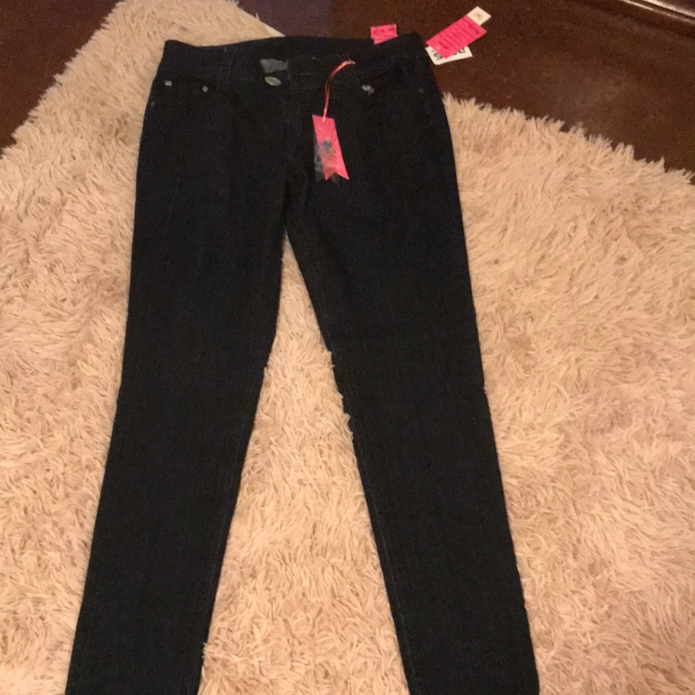 Dark blue jeans